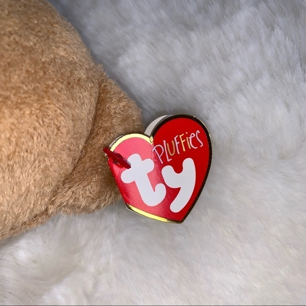 Beary Merry TY Pluffies Holiday Bear with Tag - Picture 4 of 9